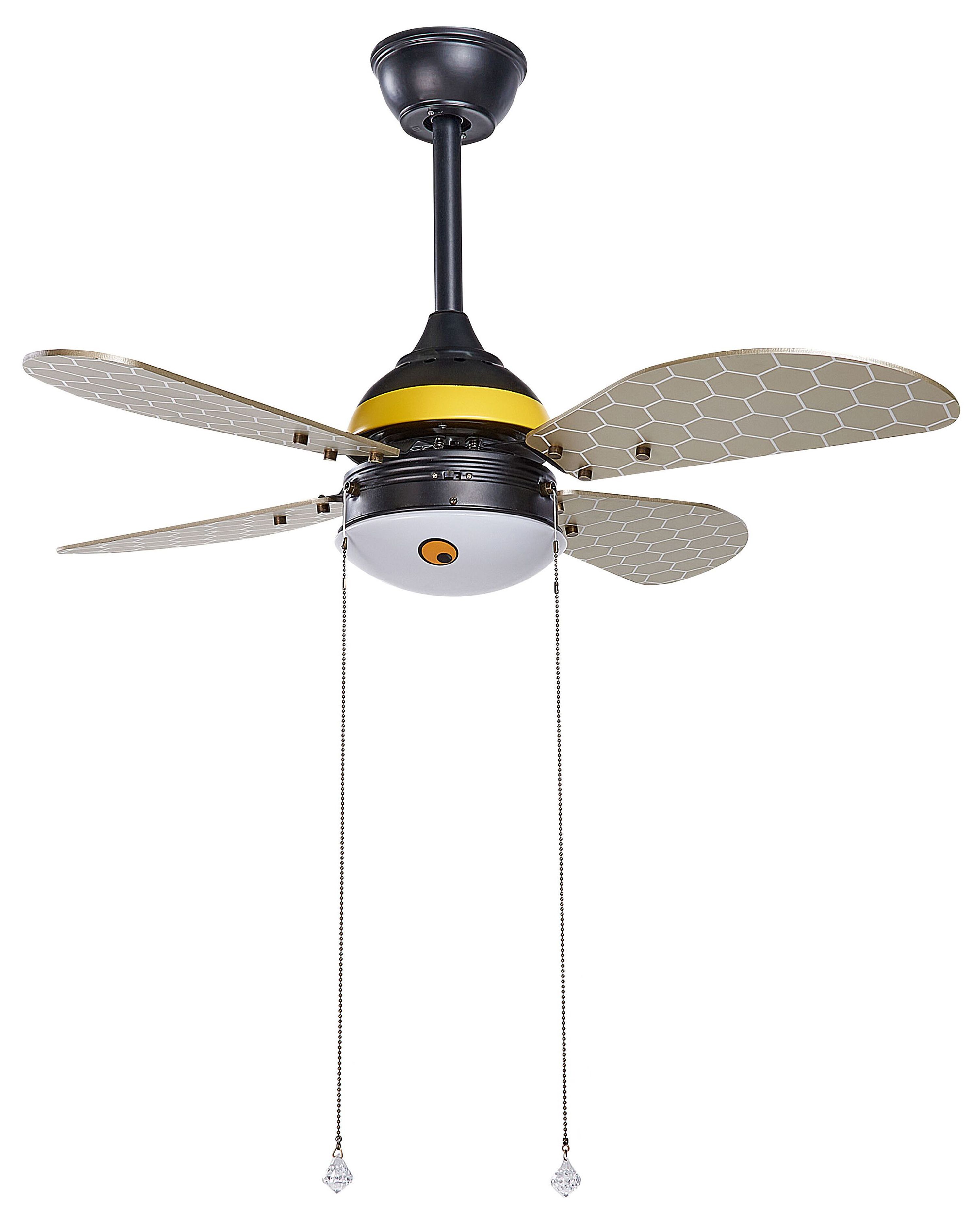 Ceiling Fan with Light DOLORES LED Yellow