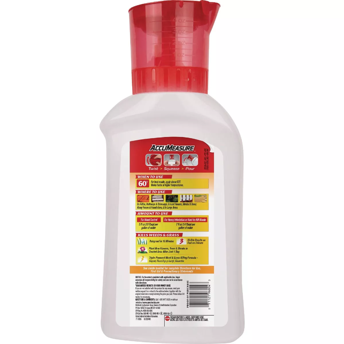 Spectracide Weed & Grass Killer2 32 Oz. Concentrate with Accumeasure System