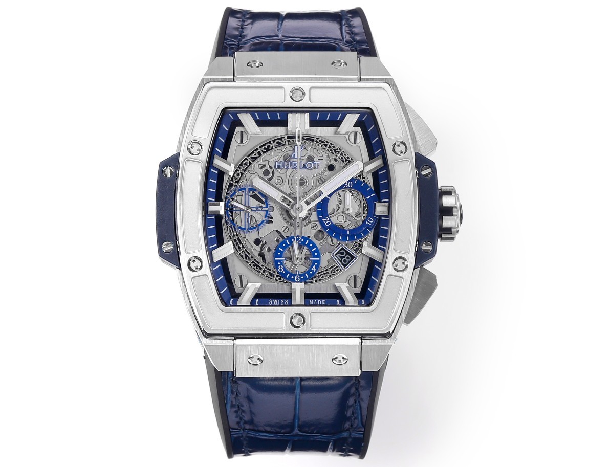 Hublot SPIRIT OF BIG BANG Chronograph, 45 mm Textured rubber strap(1:1 replica) - Elite Watch Atelier