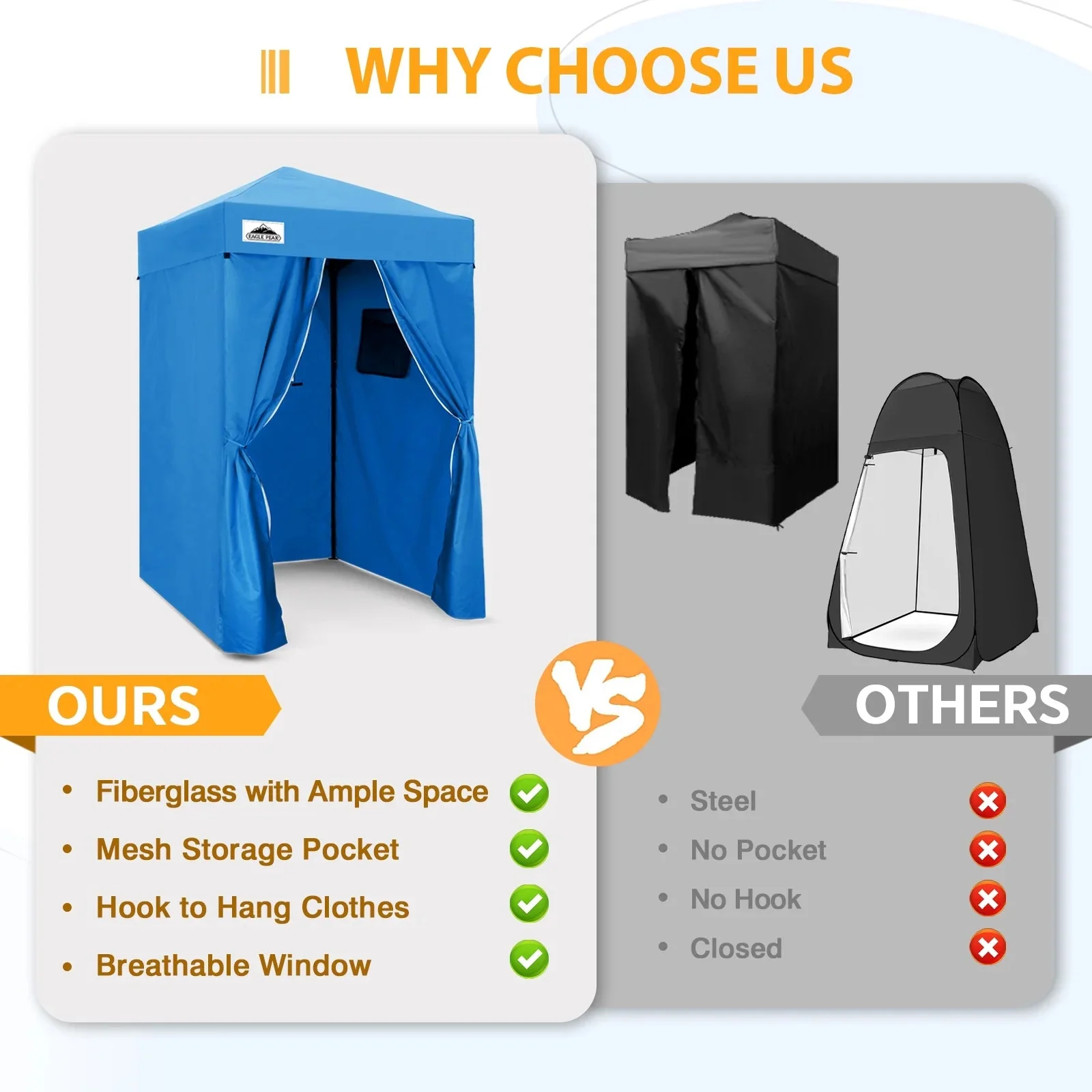EAGLE PEAK Ultra Compact 4 ft x 4 ft Pop-Up Changing Room Canopy - Flex - Image 104 EAGLE PEAK Ultra Compact 4 ft x 4 ft Pop-Up Changing Room Canopy - Flex - Image 104