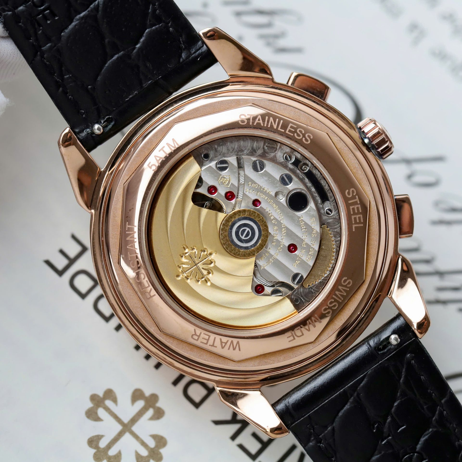 Patek Philippe Grand Complications 5270J Leather Strap Fake Watch 41mm - Top club