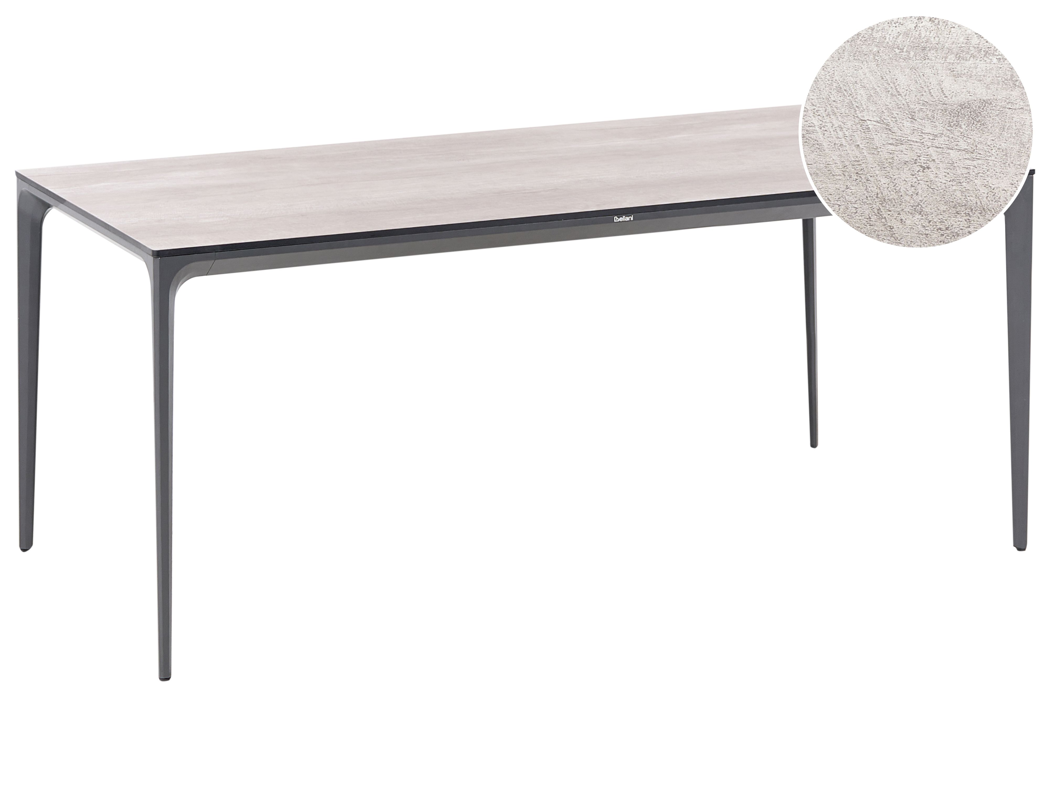 Garden Dining Table SOVARETO 180 cm 90 cm Wood-like Light Grey