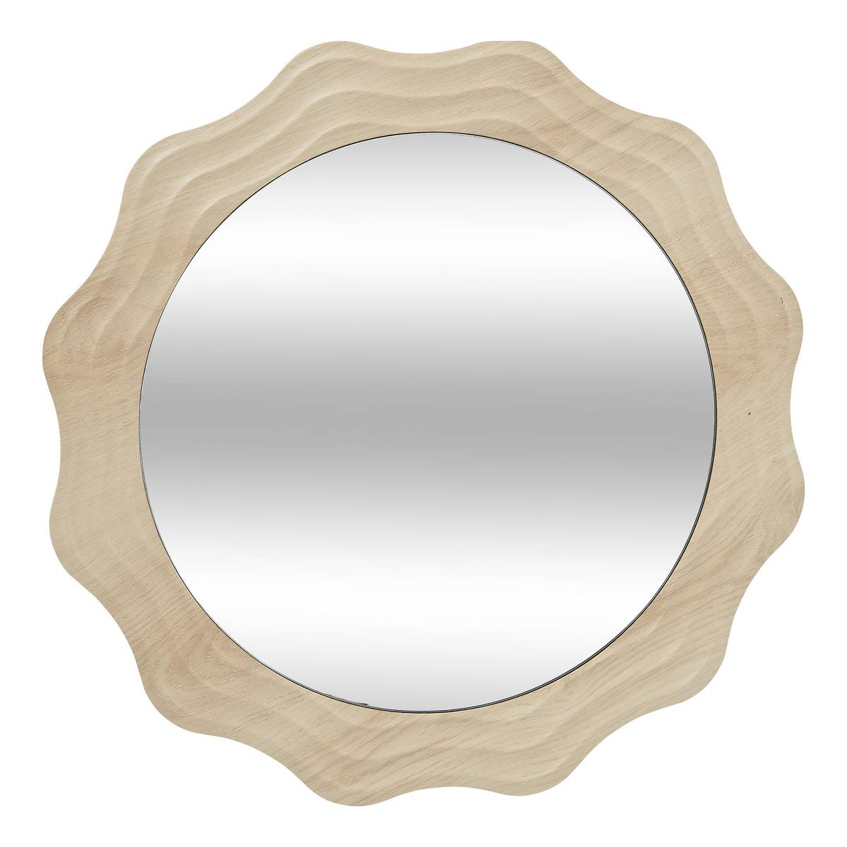 Mirror "Charlie" Beige, D.55 cm