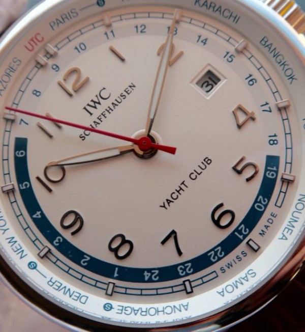 Replica IWC Portuguese Automatic Yacht Club White Dial Red Hand - Elite Watch Atelier