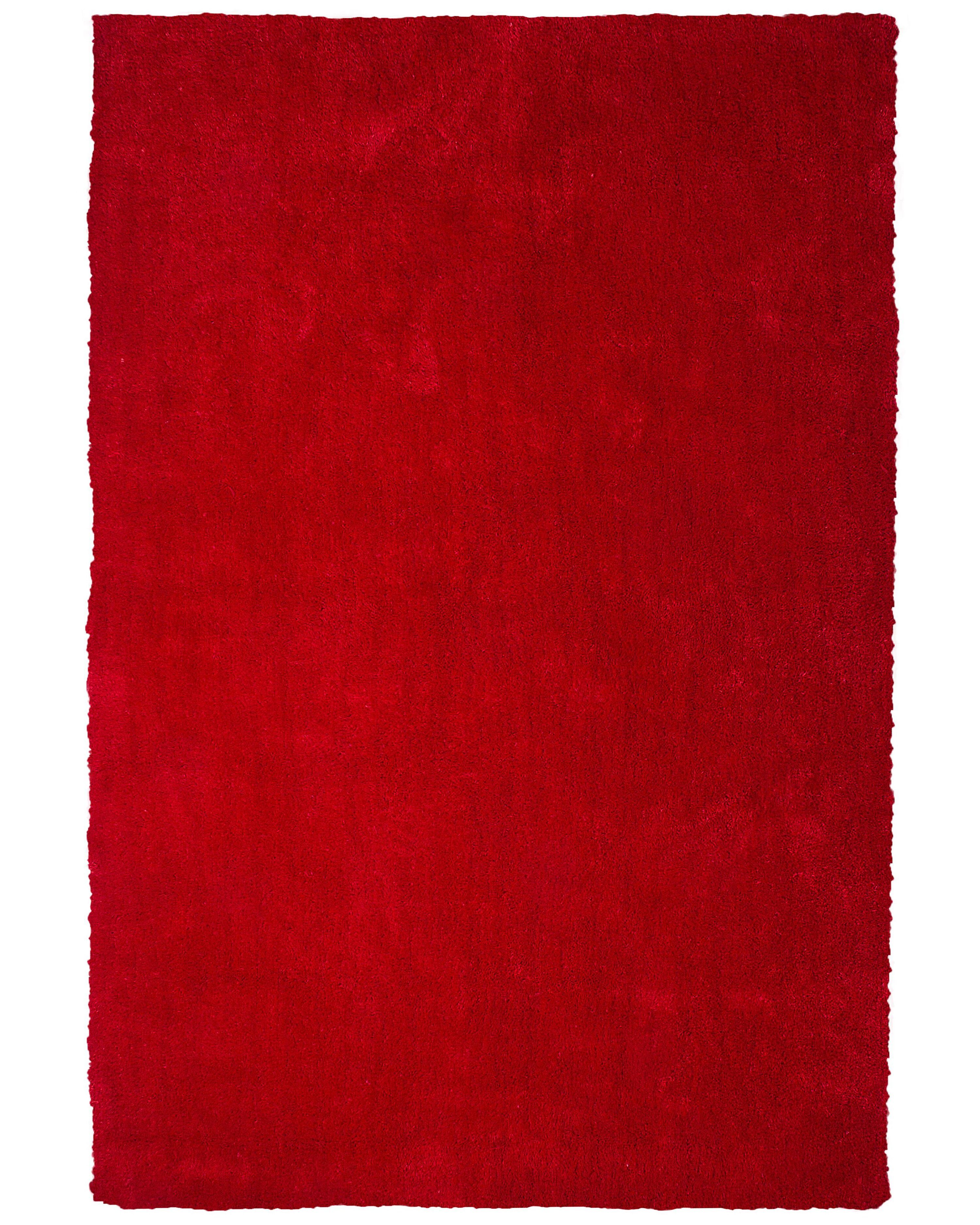 Shaggy Rug DEMRE Red 200 x 300 cm