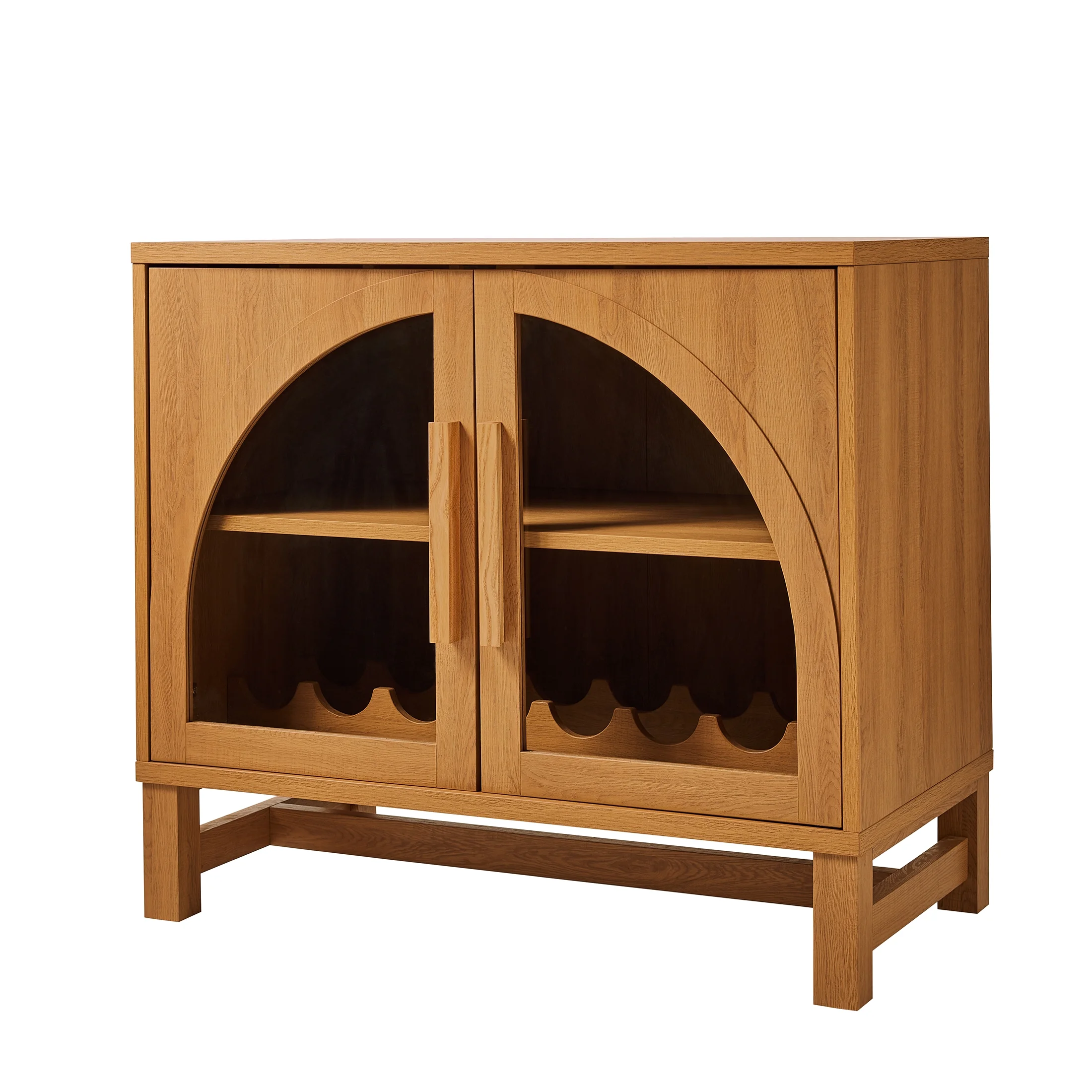 Better Homes & Gardens Juliet Arch Door Kitchen Console, Black Finish - Image 11