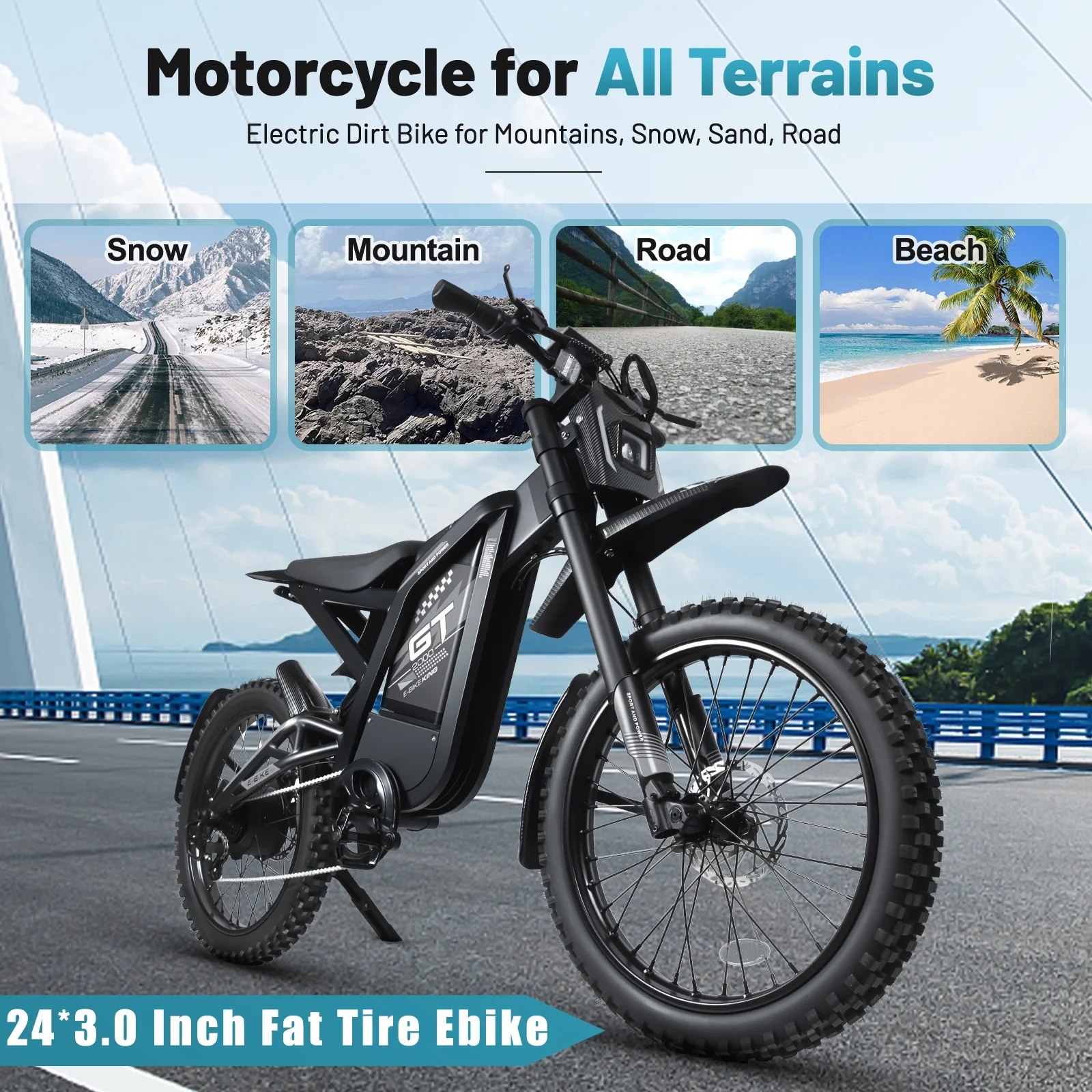 Hipatoo 26" Electric Bike 500W 20MPH E-bike, 36V 10.4Ah Battery, Ebike for Adults, E Bike UL2849 - Image 25
