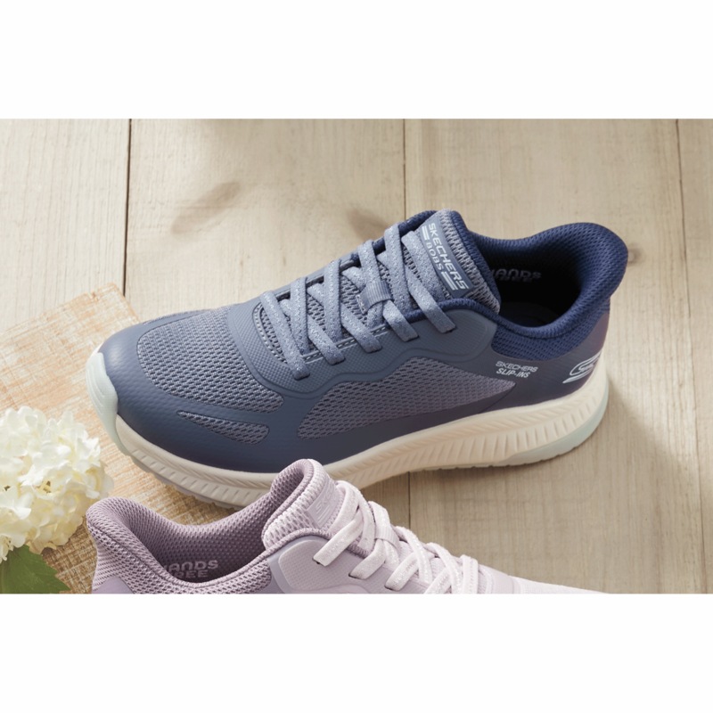 BOBS Women’s Slip-Ins Squad 4 Staple Shoe by Skechers - MIDNIGHT VELVET CATALOG