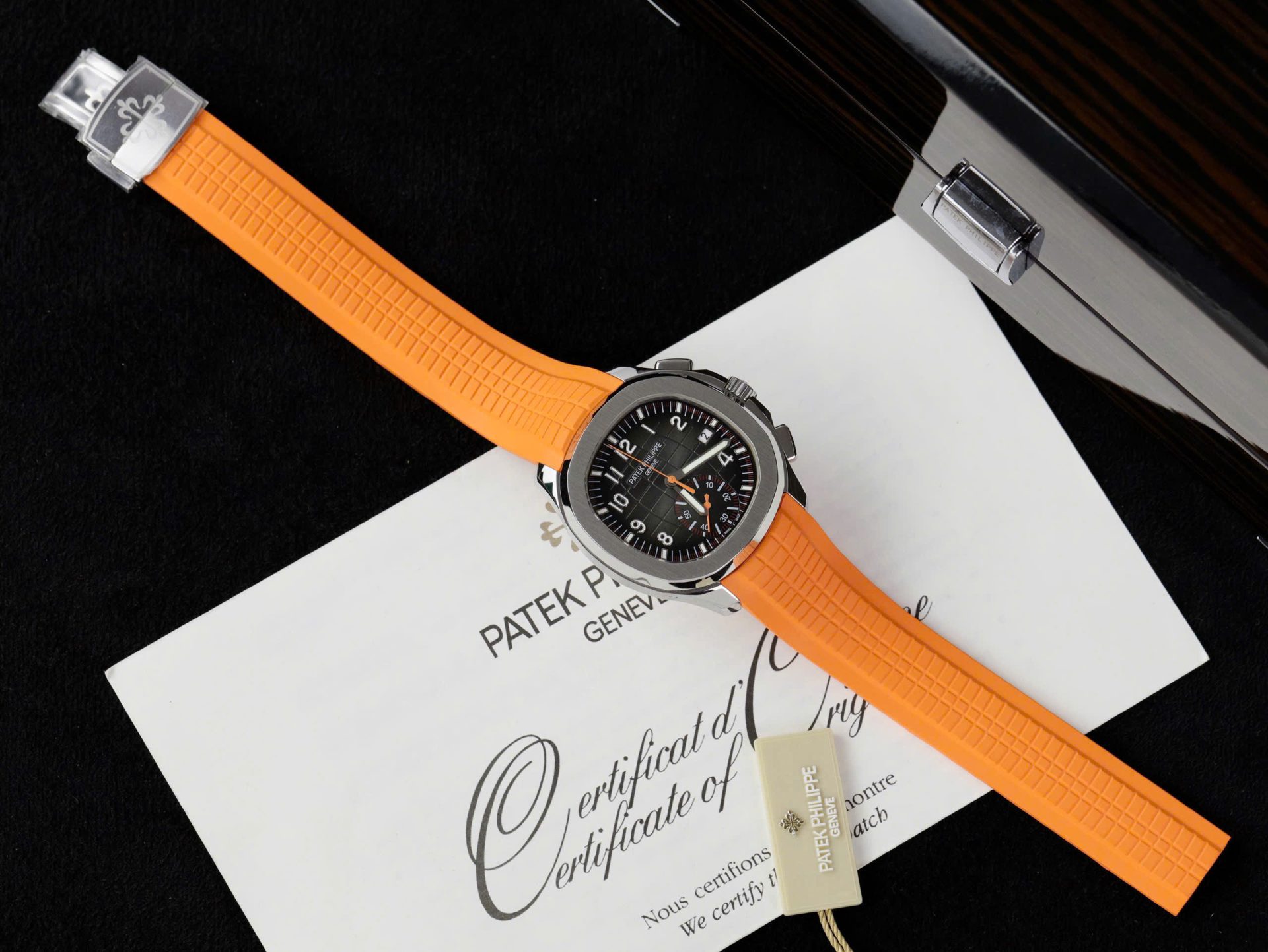 Patek Philippe Aquanaut 5968A Replica 11 Watch Orange Rubber Strap 42.2mm - Top club