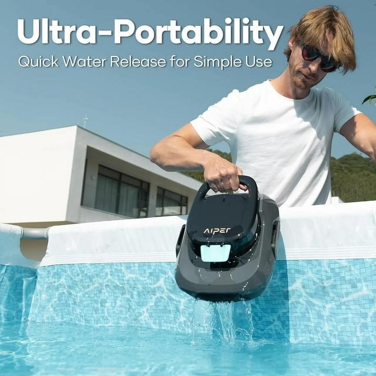 Aiper Scuba SE Cordless Pool Vacuum Robotic Cleaner for Flat Above Ground Pools - Image 4