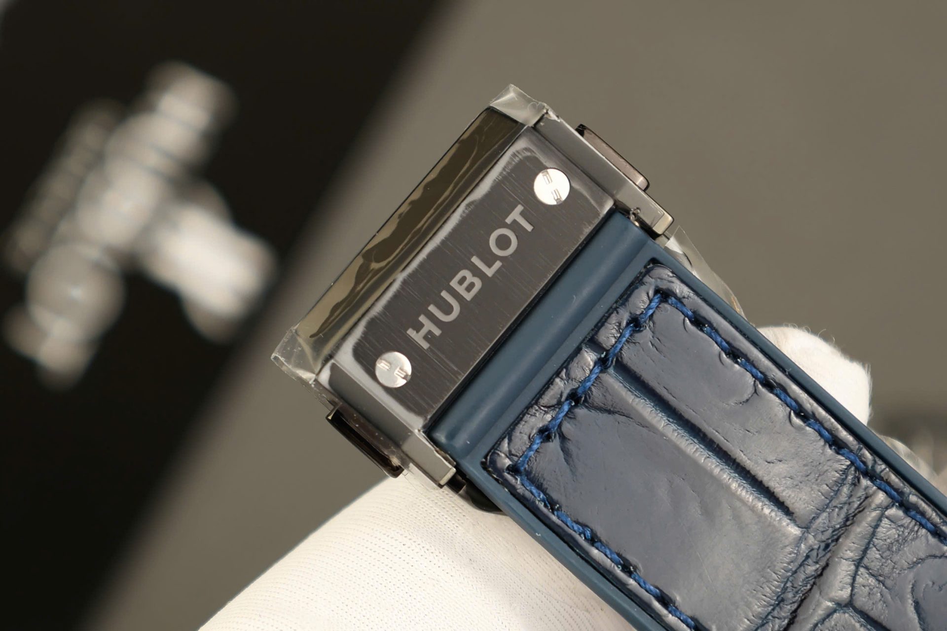 Hublot Classic Fusion Ceramic Best Replica 11 Watch Blue Rubber Strap 42mm - Top club