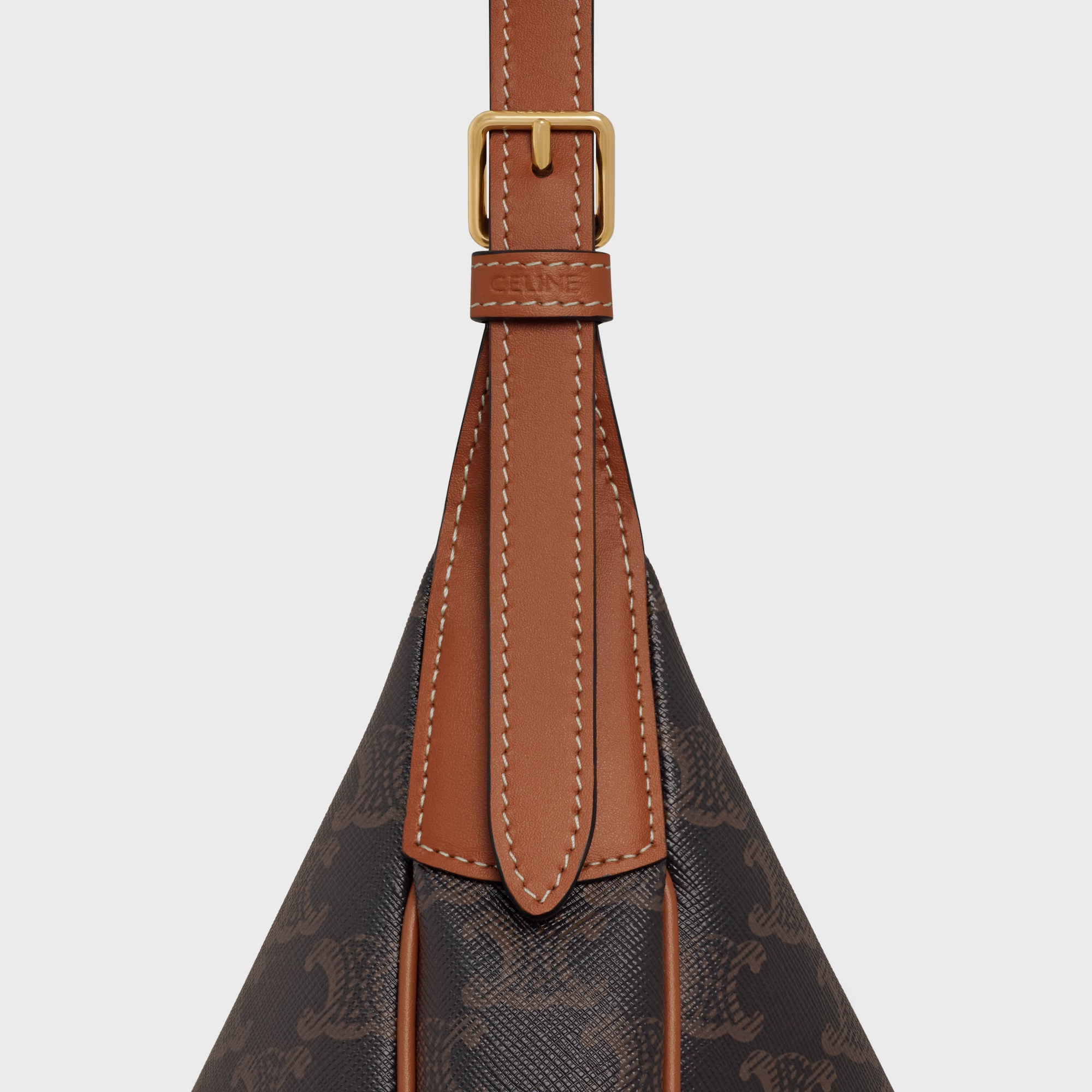 Replicate SMALL HELOÏSE CUIR TRIOMPHE BAG IN TRIOMPHE CANVAS AND CALFSKIN(1:1 replica)1:1High-quality replica