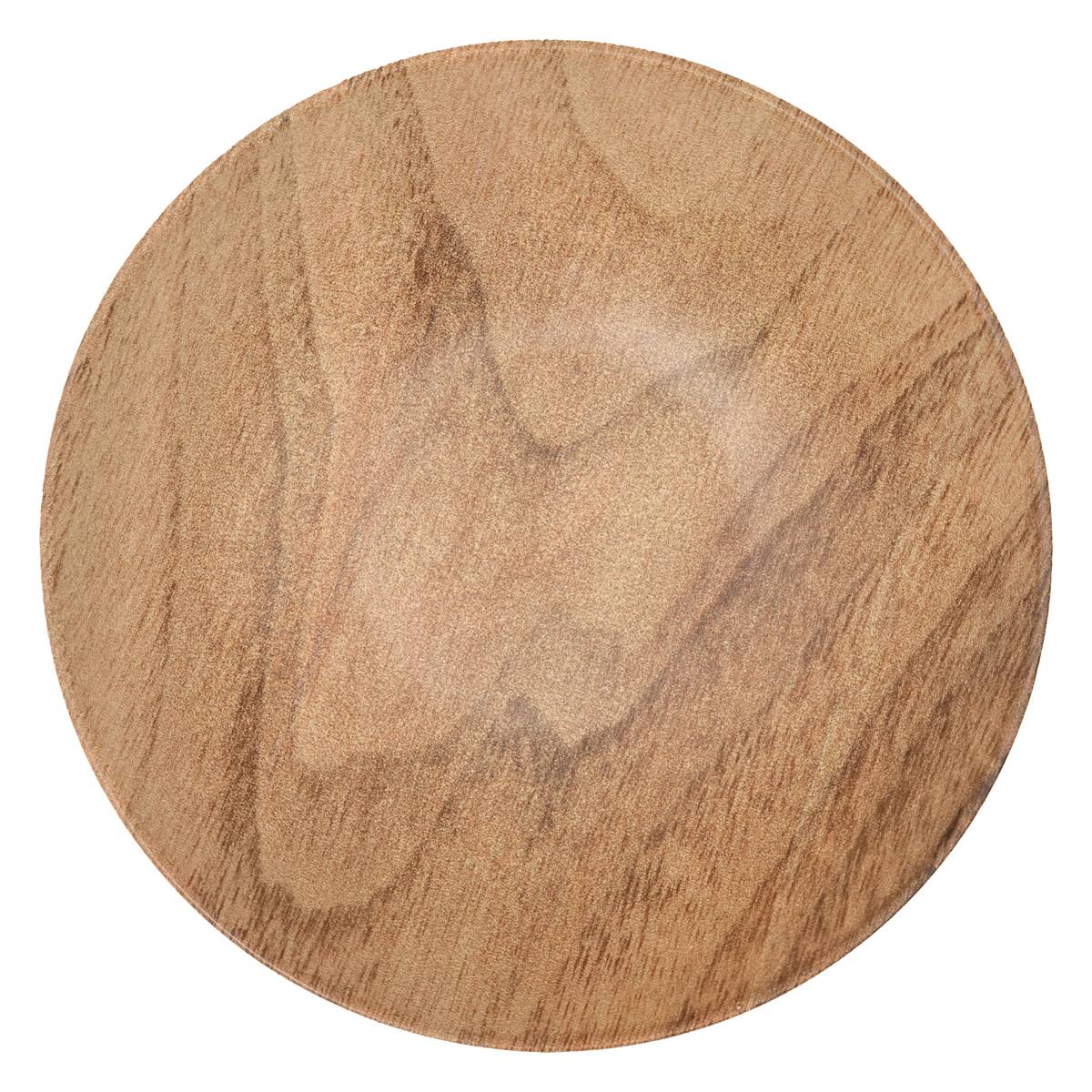 Deep Plate "Bois Mood" D.20.8 cm, Brown