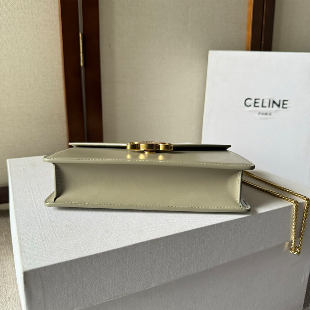 Celine Wallet On Chain Margo Bag In Shiny Calfskin1:1High-quality replica