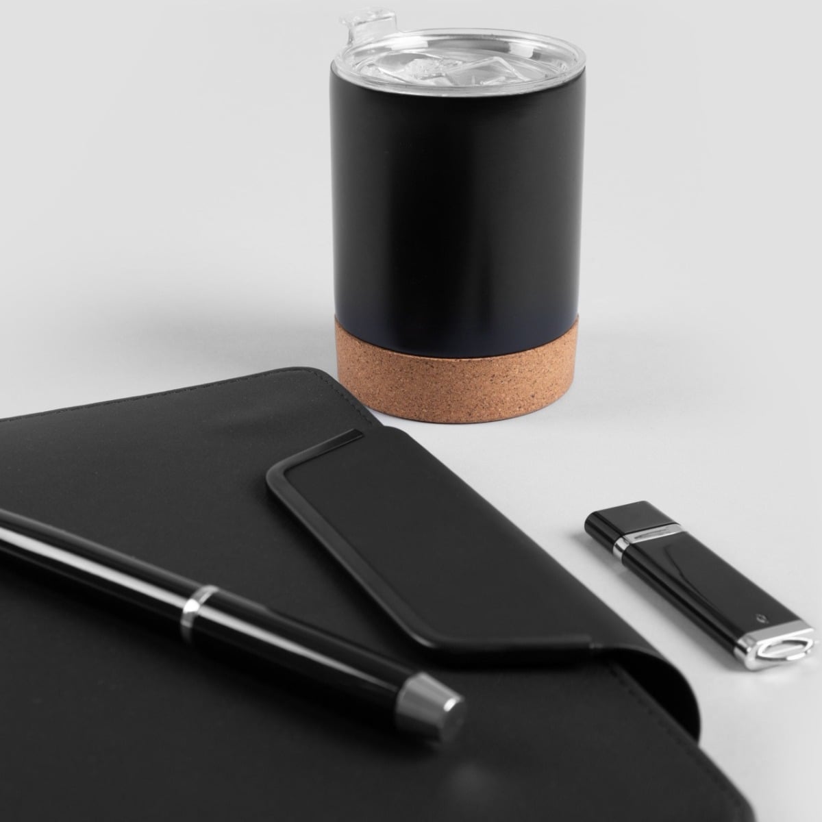 ZESTAW BIUROWY BODO NOTES, DŁUGOPIS, USB, KUBEK A5