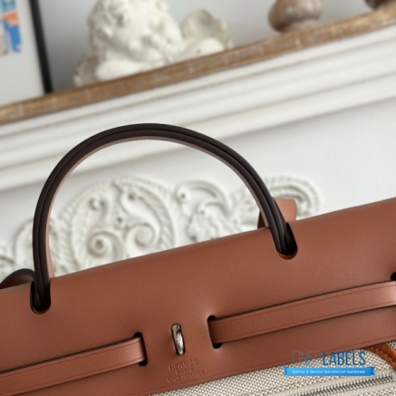 Hermès Herbag Zip 31 Bag | 31x25x10 cm | Luxury Canvas & Leather Shoulder Bag for Women | Spacious Everyday Hermès Tote1:1High-quality replica