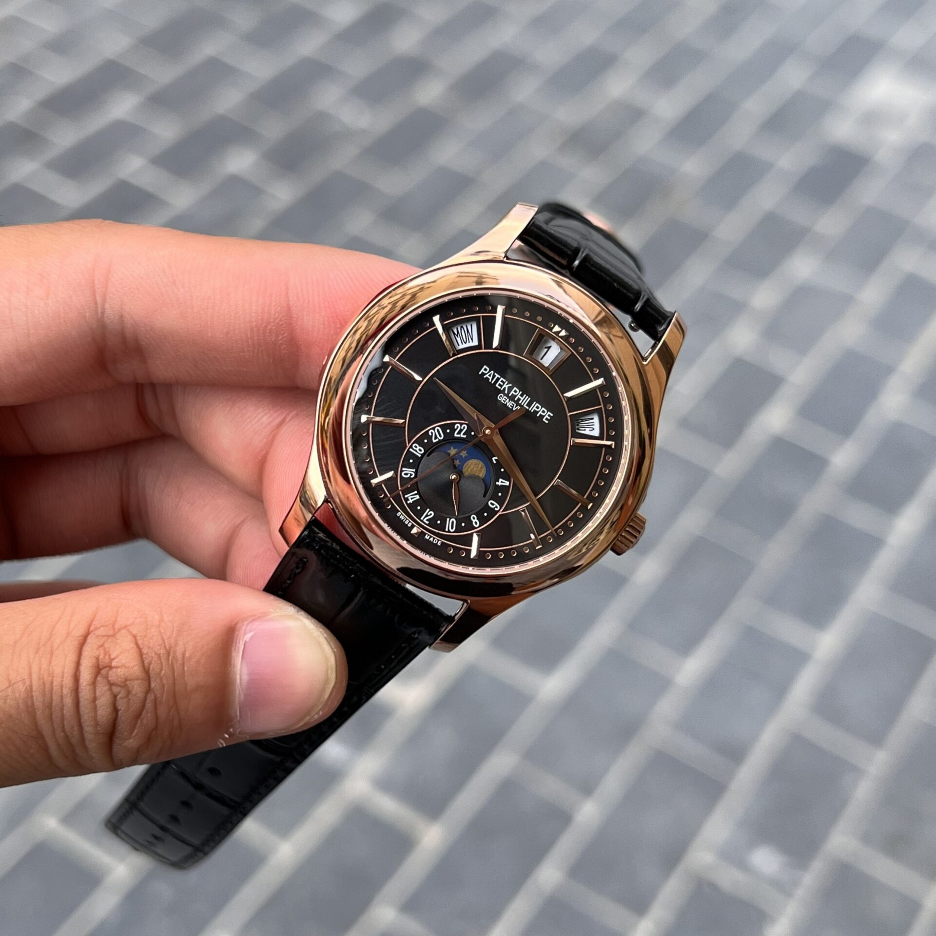 Patek Philippe Replica Watch Complications 5205R Black Dial 40mm - Top club