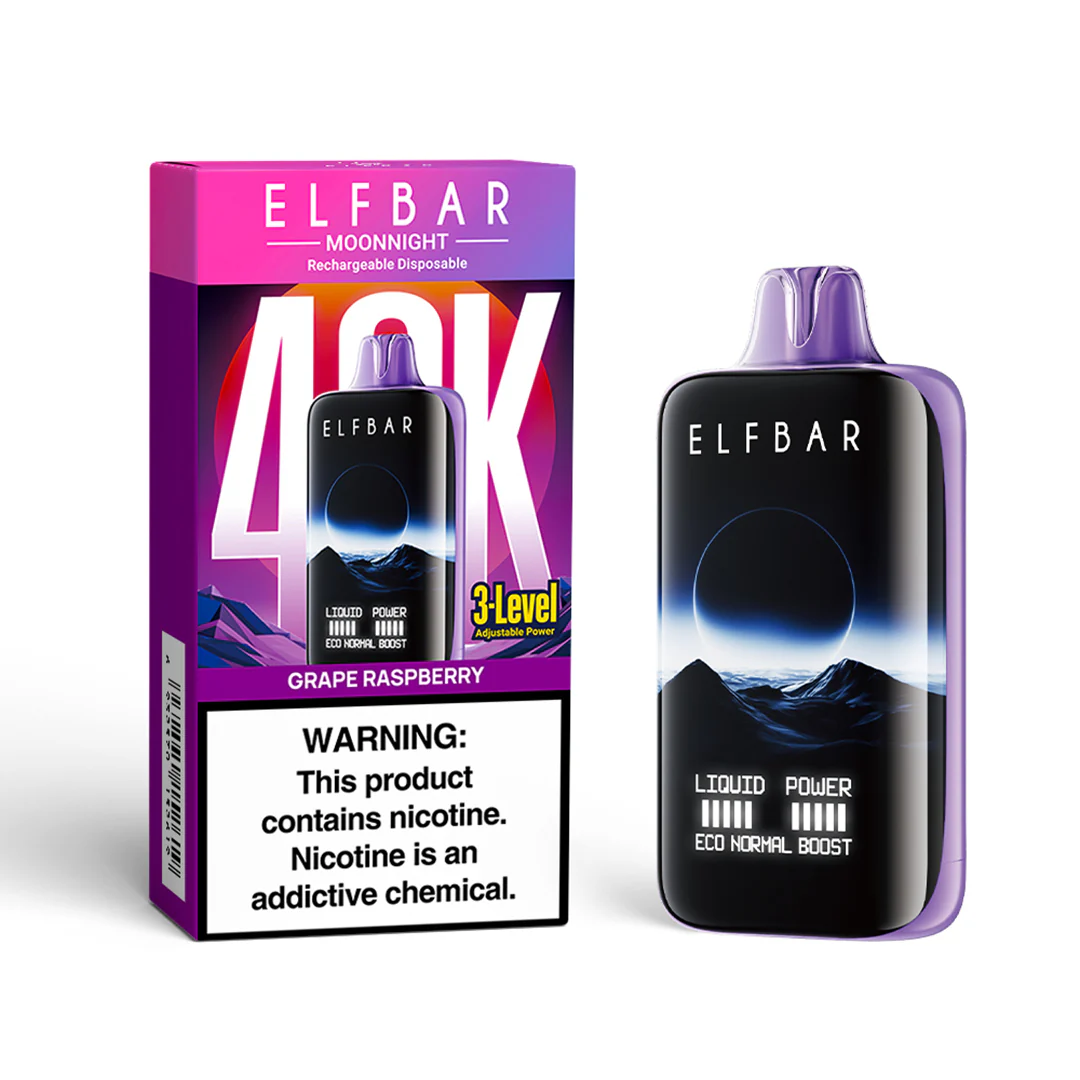 ELFBAR MoonNight ładowalny jednorazowy e-papieros (wszystkie smaki)