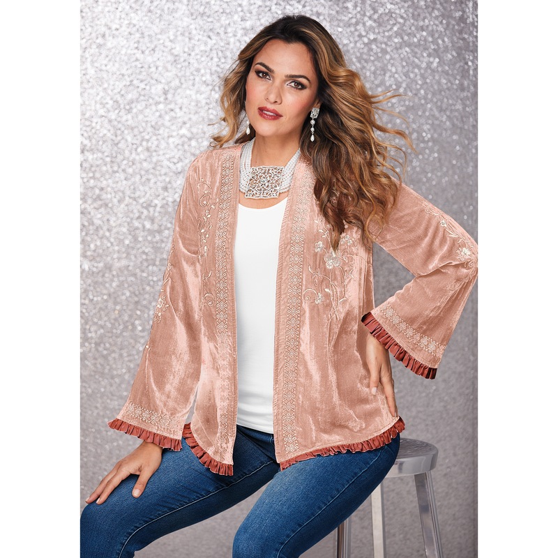 Sienna Velvet Duster - MIDNIGHT VELVET CATALOG