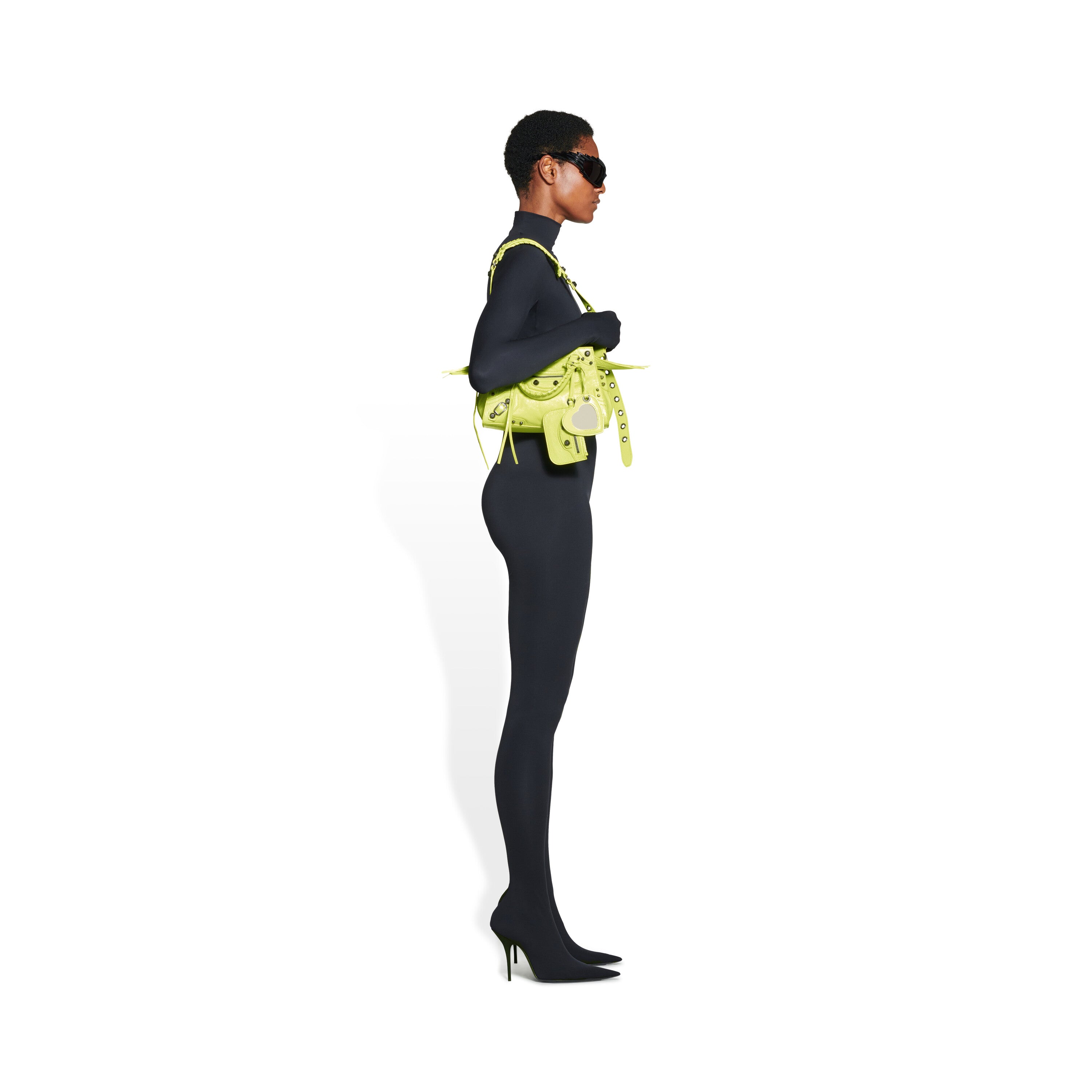 WOMEN'S NEO CAGOLE XS HANDBAG IN LIME - Replicaclubs