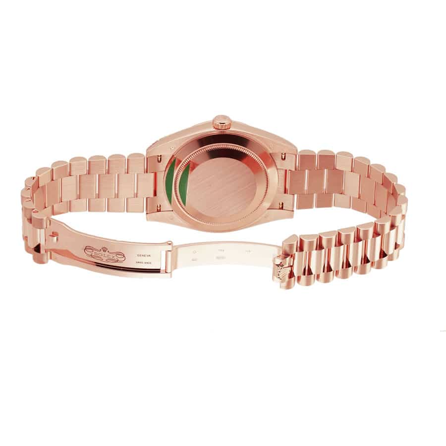 Rolex Day-Date 228235 KW Rose Gold White Dial Replica - Top club