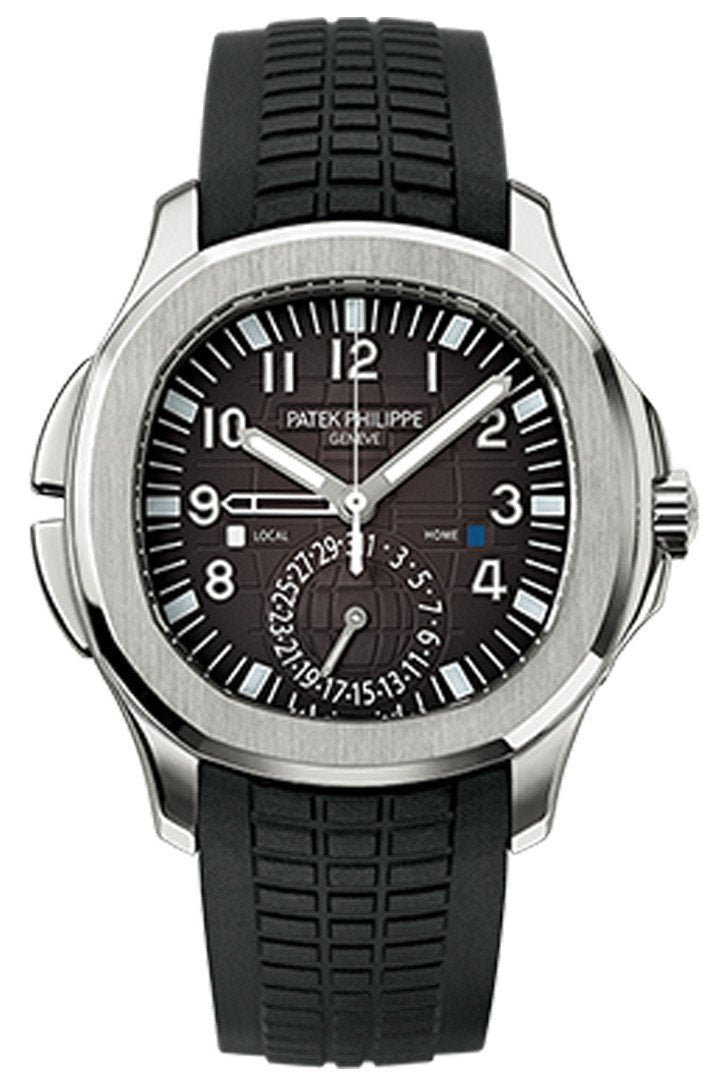 Patek Philippe Aquanaut Dual Time Black Dial Automatic Men's Watch 5164A-001(1:1 replica) - Top club