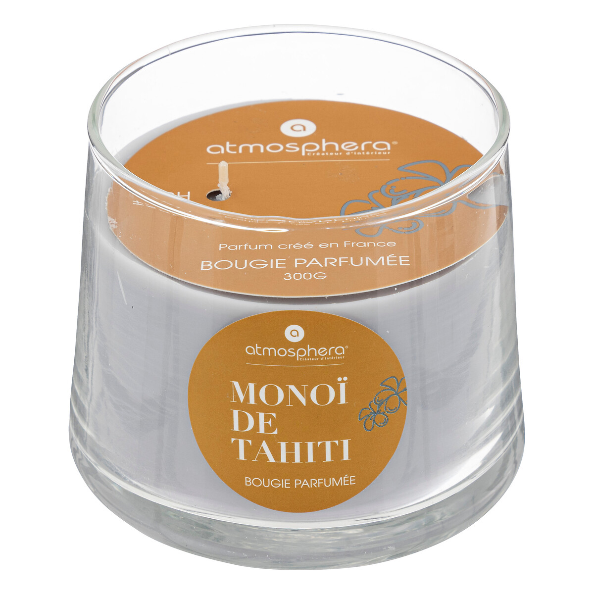 Scented candle "Izor" Monoi de tahit&iacute;, 300g