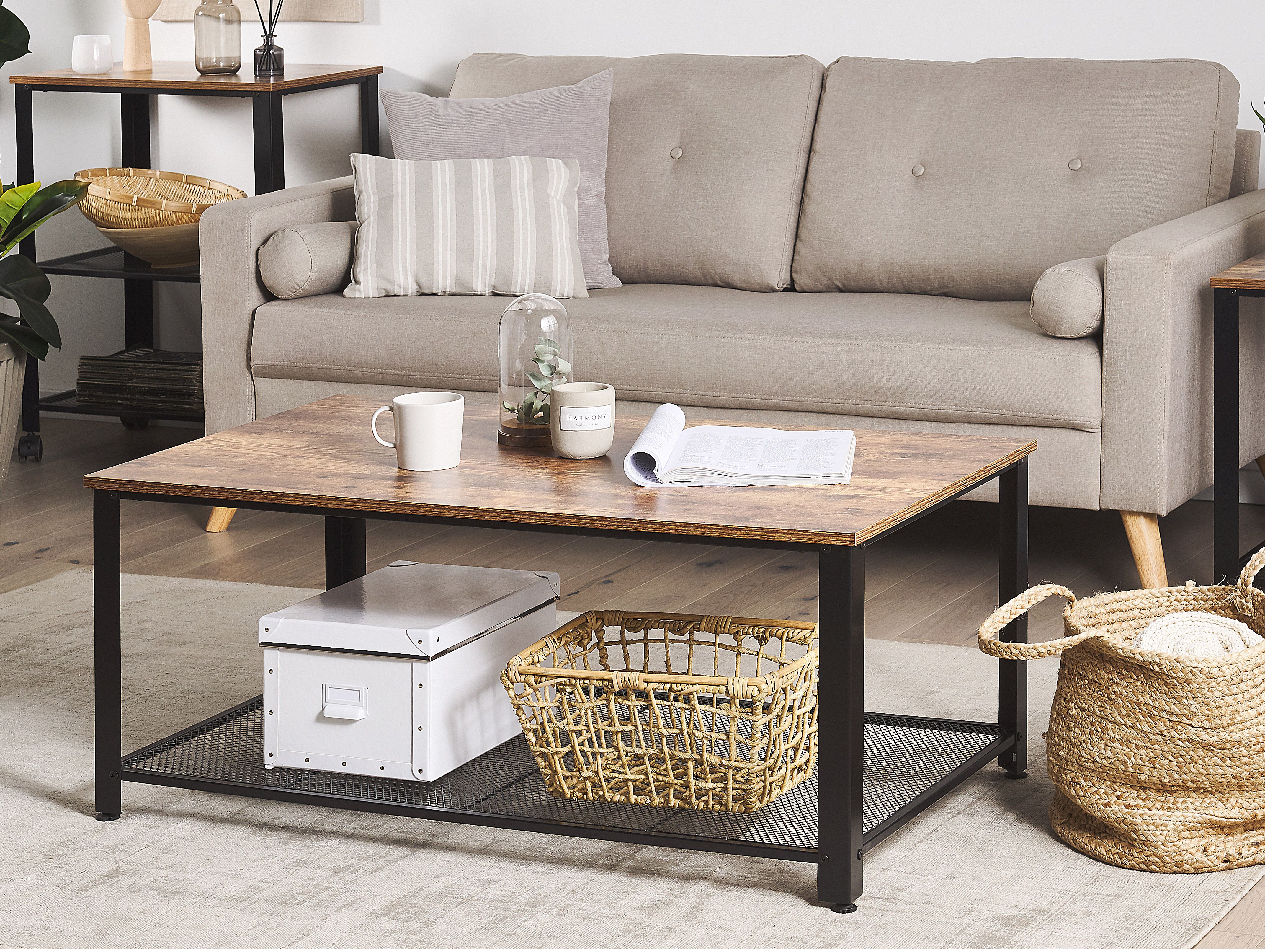 Coffee Table ASTON Brown/ Black