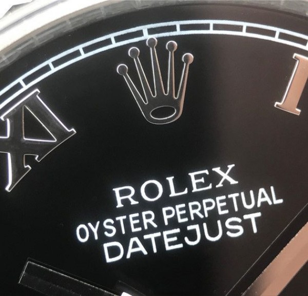 Replica Rolex DateJust 36mm SS 116234 ARF Black Dial Roman Markers 904L Oyster Bracelet SA3135 - Elite Watch Atelier