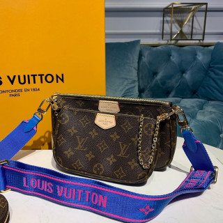 Louis Vuitton Multi Pochette Accessoires Blue Strap1:1High-quality replica
