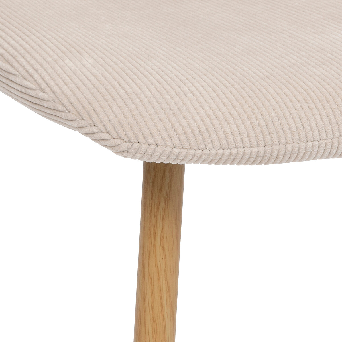 "Roka" chair Beige velvet