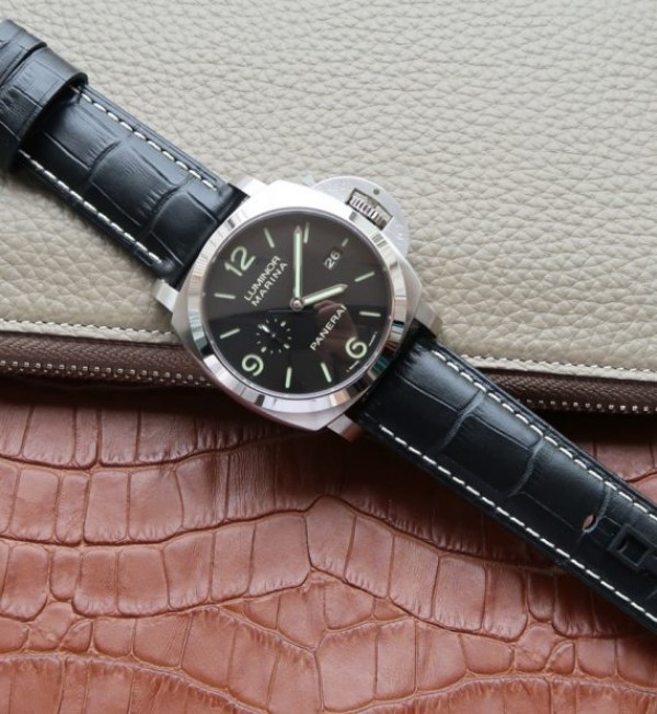 Replica Panerai SF PAM312 Black Leather Strap P.9000 Super Clone - Top club