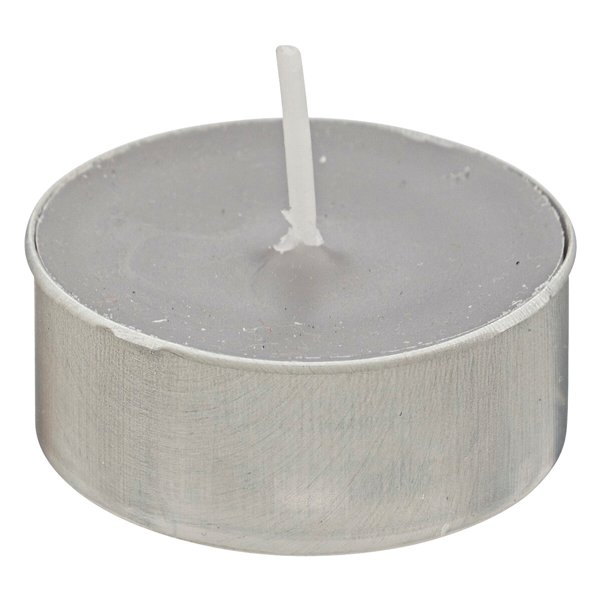 18 tea lights"Hugo" Light grey, 13g