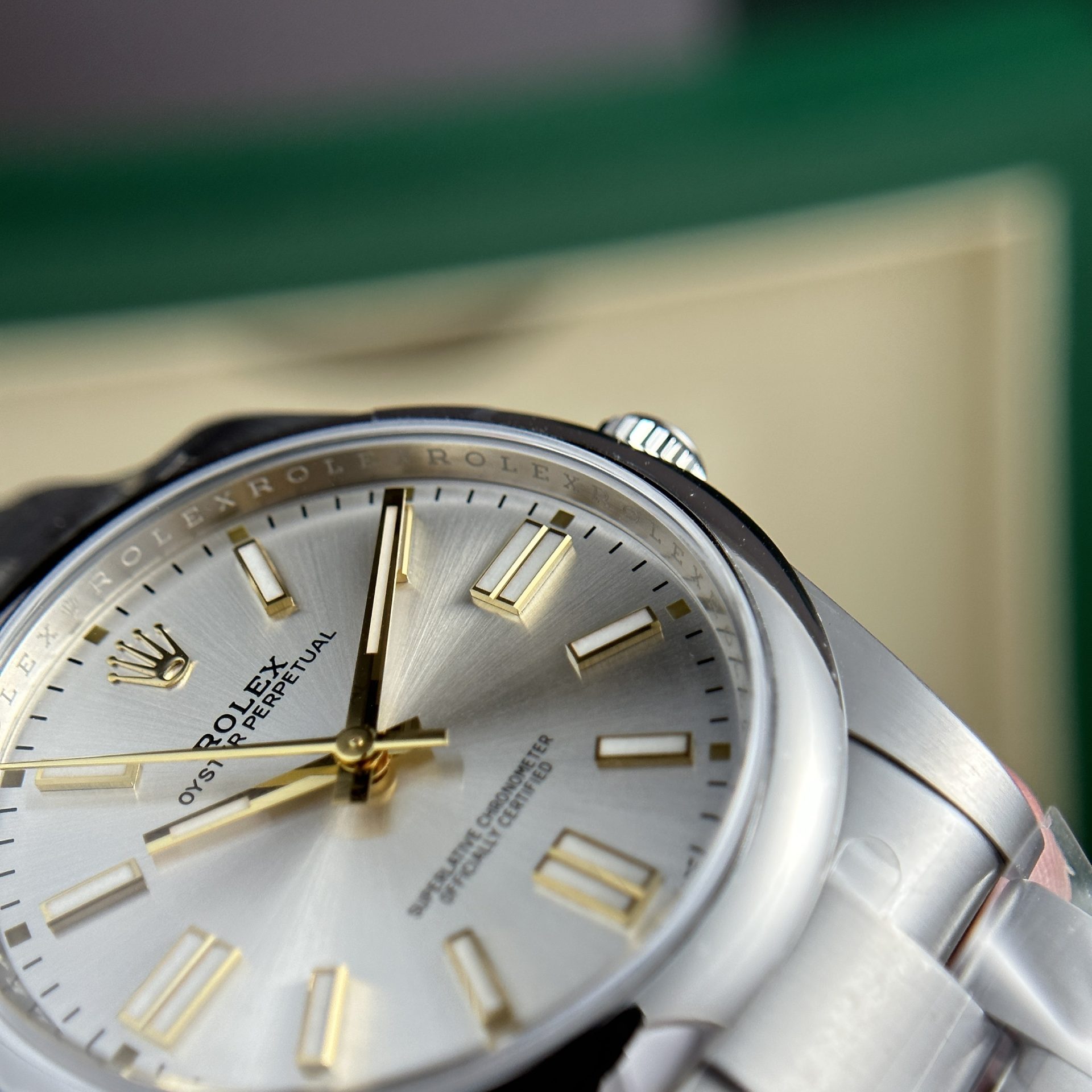 Rolex Replica Watch Oyster Perpetual 124300 Silver Dial Clean Factory 41mm - Elite Watch Atelier