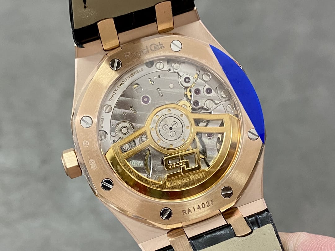 Audemars Piguet Replica AP Watch Royal Oak 41mm Rose Gold Black Dial 15510OR.OO.D002CR.02-APS(1:1 replica) - Elite Watch Atelier