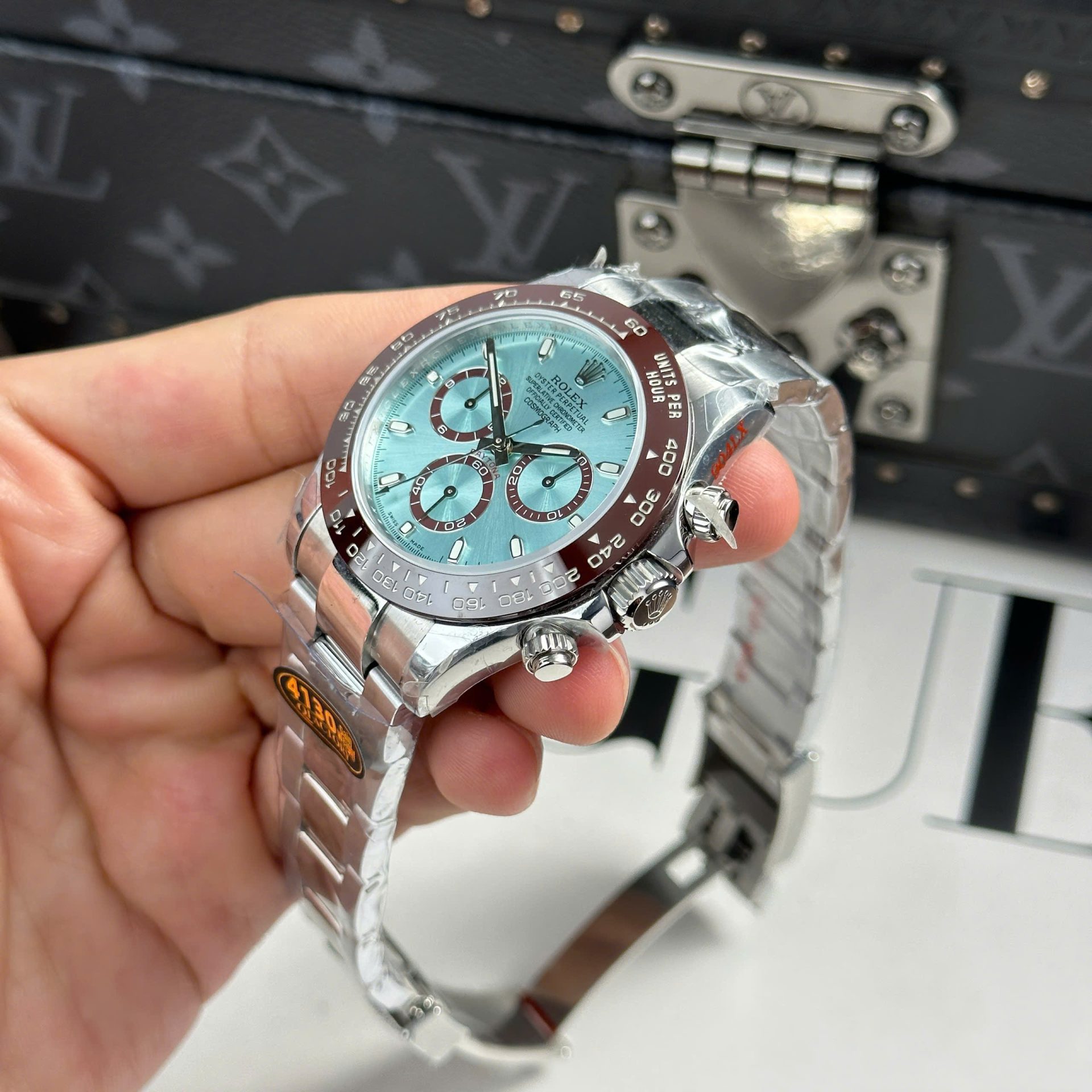 Rolex Daytona Ice Blue 116506 Best Replica Watches Refined Weight 180 Grams QF Factory 40mm - Top club