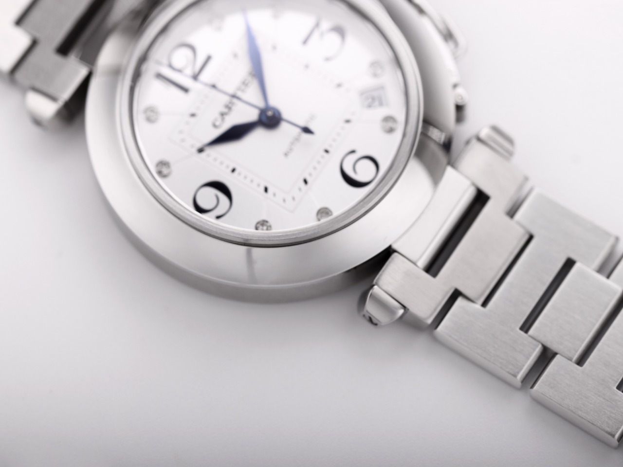 Cartier Pasha Diamonds W31074M7 Ladies Automatic - White(1:1 replica) - Top club