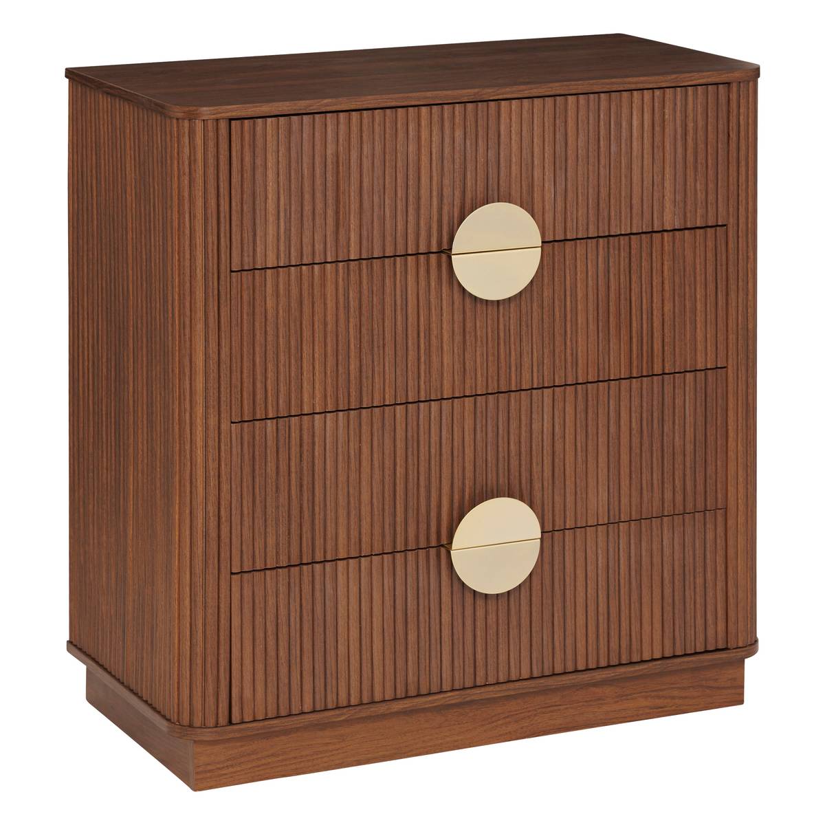 4-drawer dresser "Wany" Brown, 80x40 cm