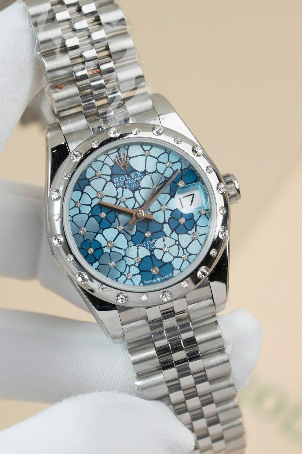 Rolex Replica Watches DateJust Lady 278344 Flower Dial 31mm - Elite Watch Atelier