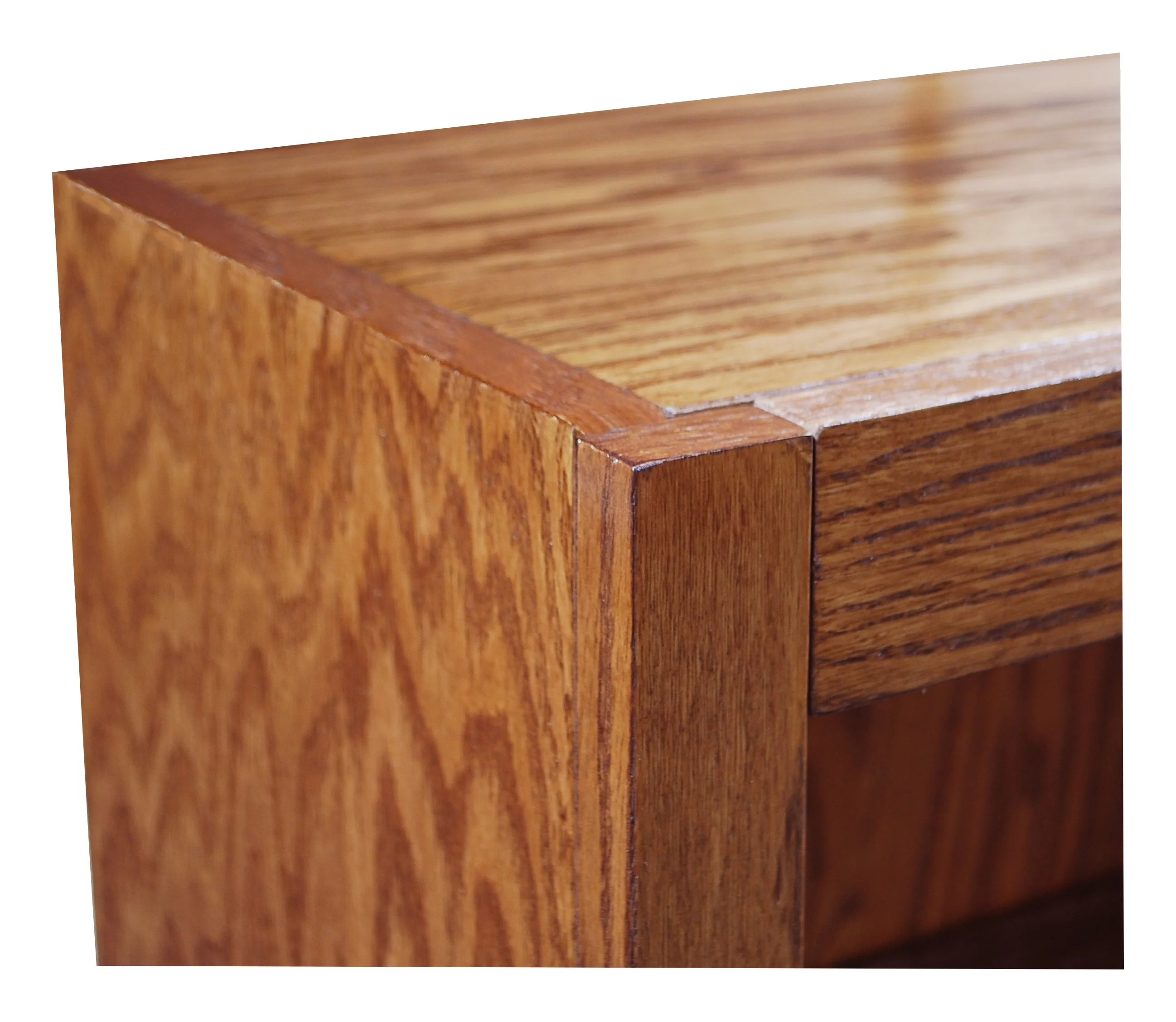 Concepts in Wood 18 Shelf Triple Wide Wood Bookcase, 84 inch Tall - Cherry Finish - Image 15
