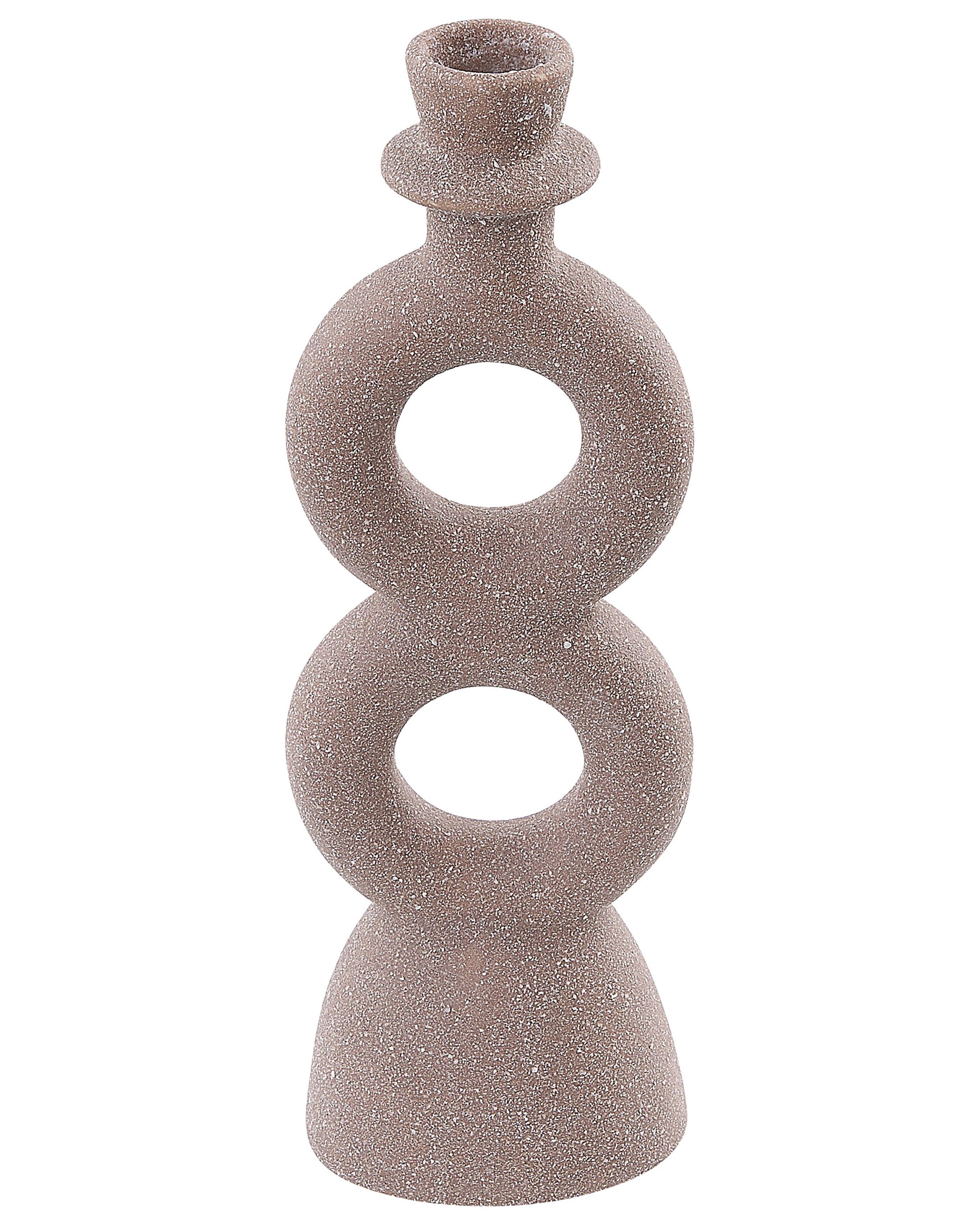 Candle Holder NAOUSA Ceramic 23 cm Beige
