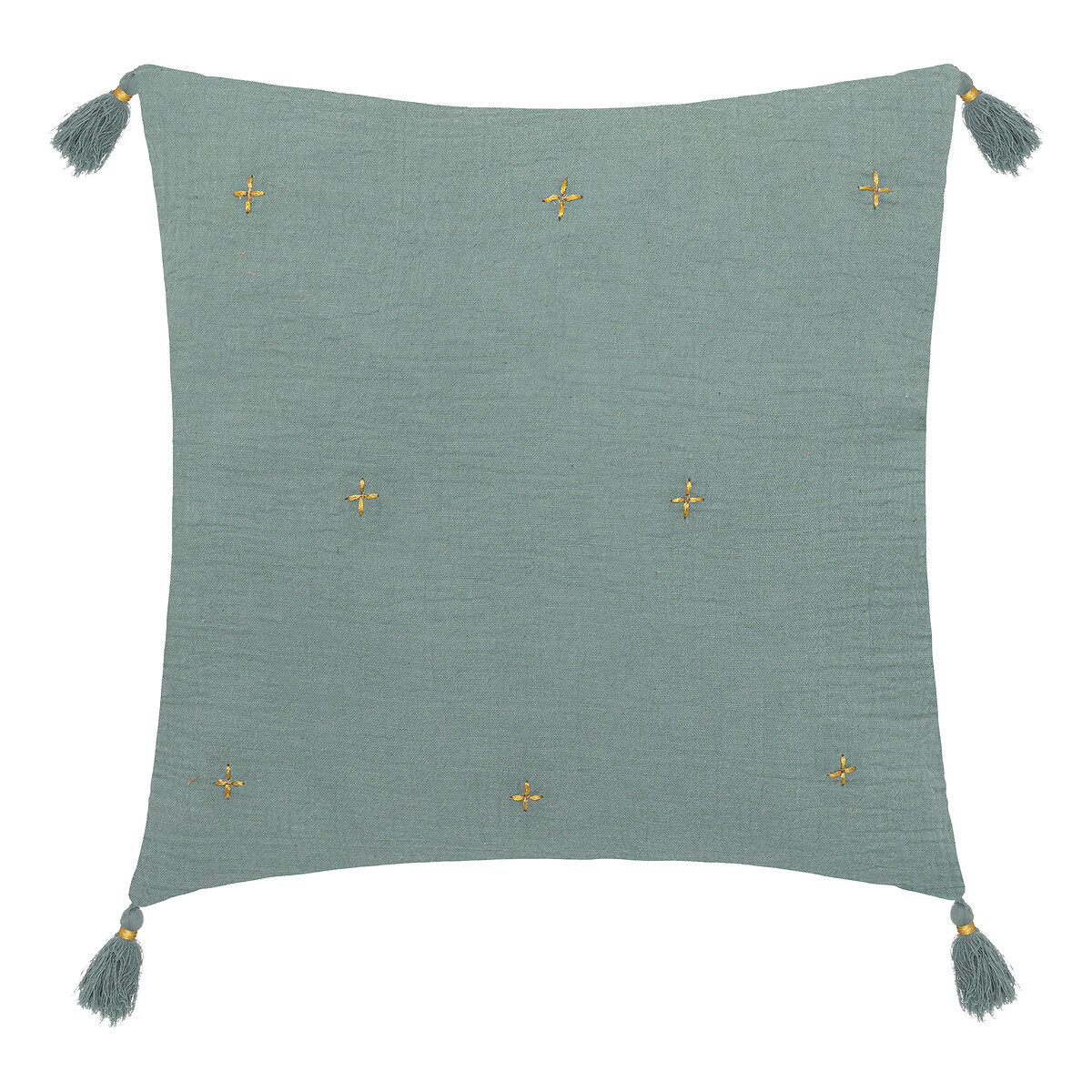 Cushion "Jamana" celadon green, 40x40 cm