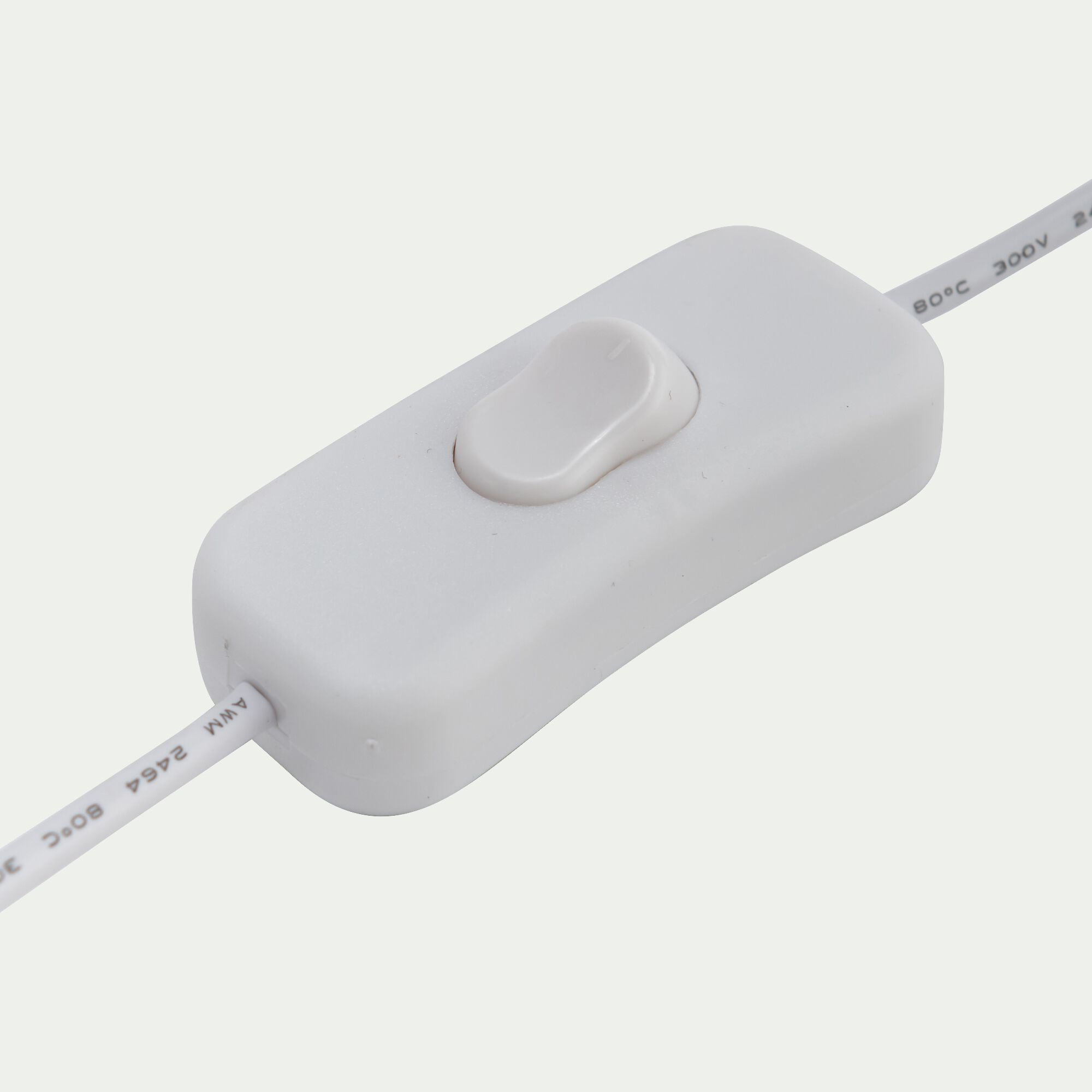 Parade - Lampe à poser électrifié forme chapiteau en porcelaine H20cm - blanc