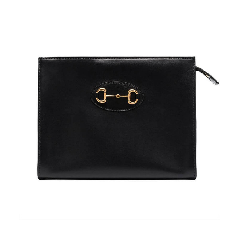 Replica Gucci 1955 Horsebit-Embellished Leather Pouch 6218901:1High-quality replica