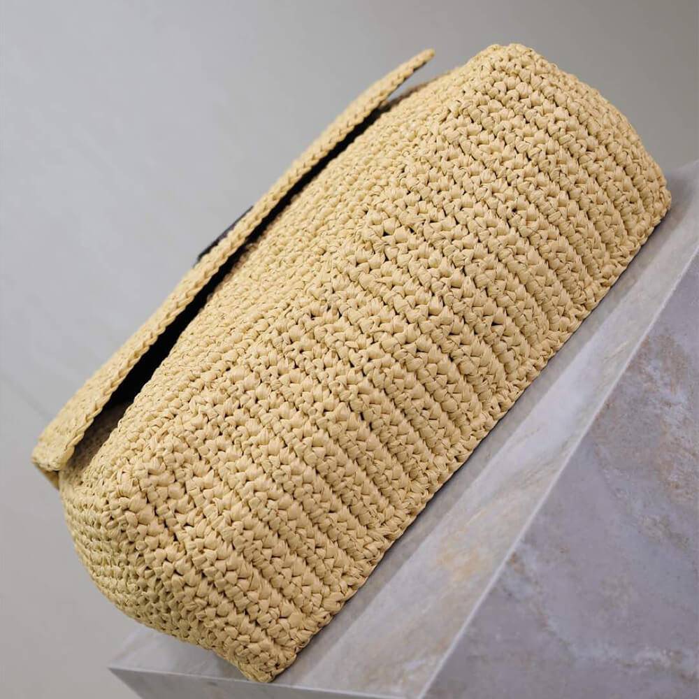 YSL Saint Laurent Niki Chain Medium Bag In Raffia1:1High-quality replica