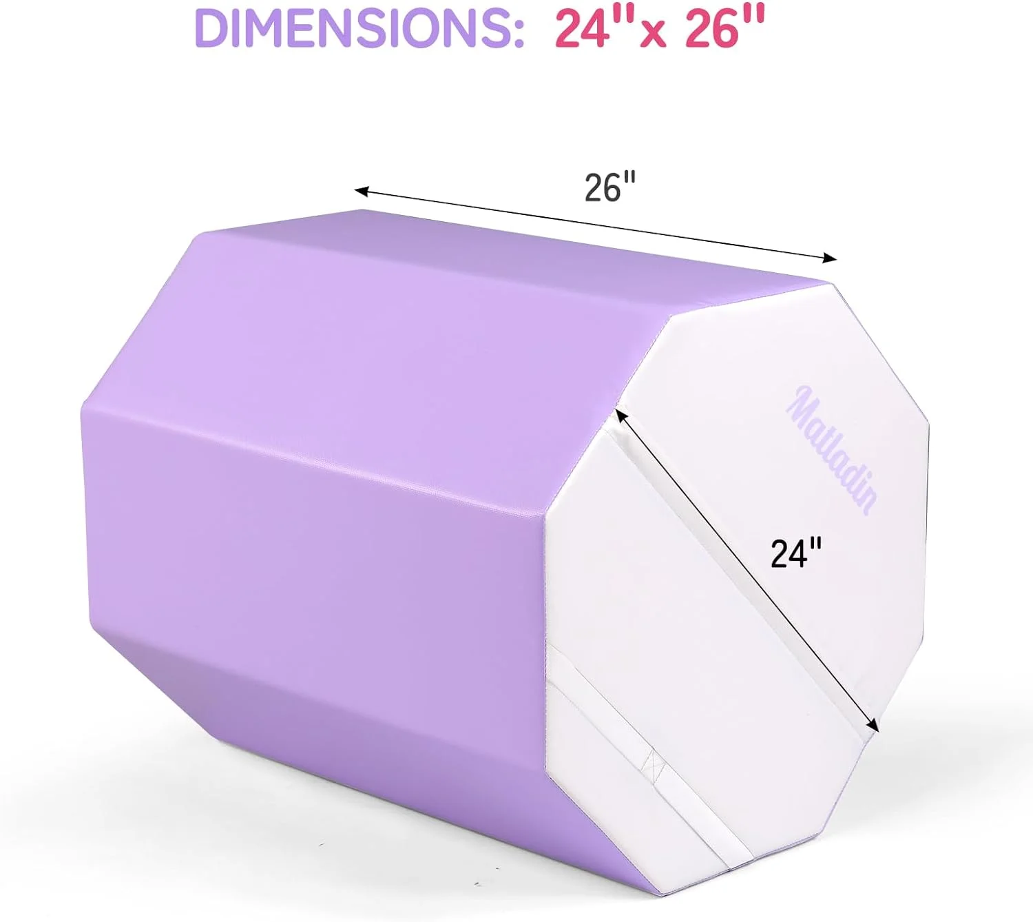 Matladin Octagon Gymnastics Skill Shapes, PVC Pink, 9.7 lb - Image 19