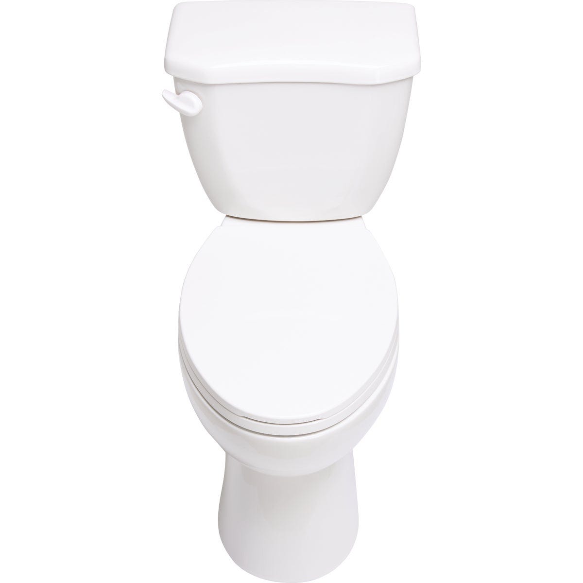 Common Goods Crest White Elongated 1.28 GPF HET Toilet