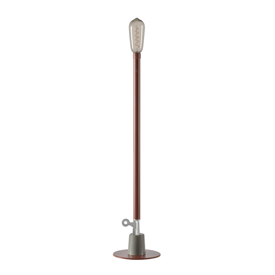 Sticklight portable vloerlamp LED oplaadbaar rood