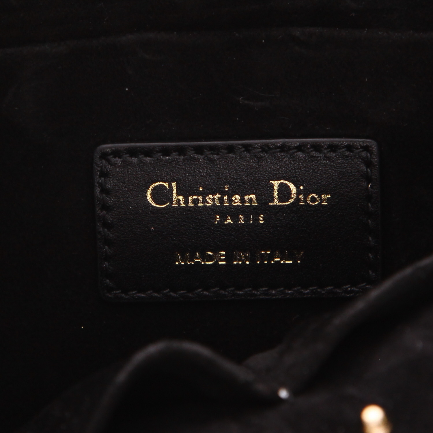 Dior Essential shopping bag in black leather cannage1:1High-quality replica