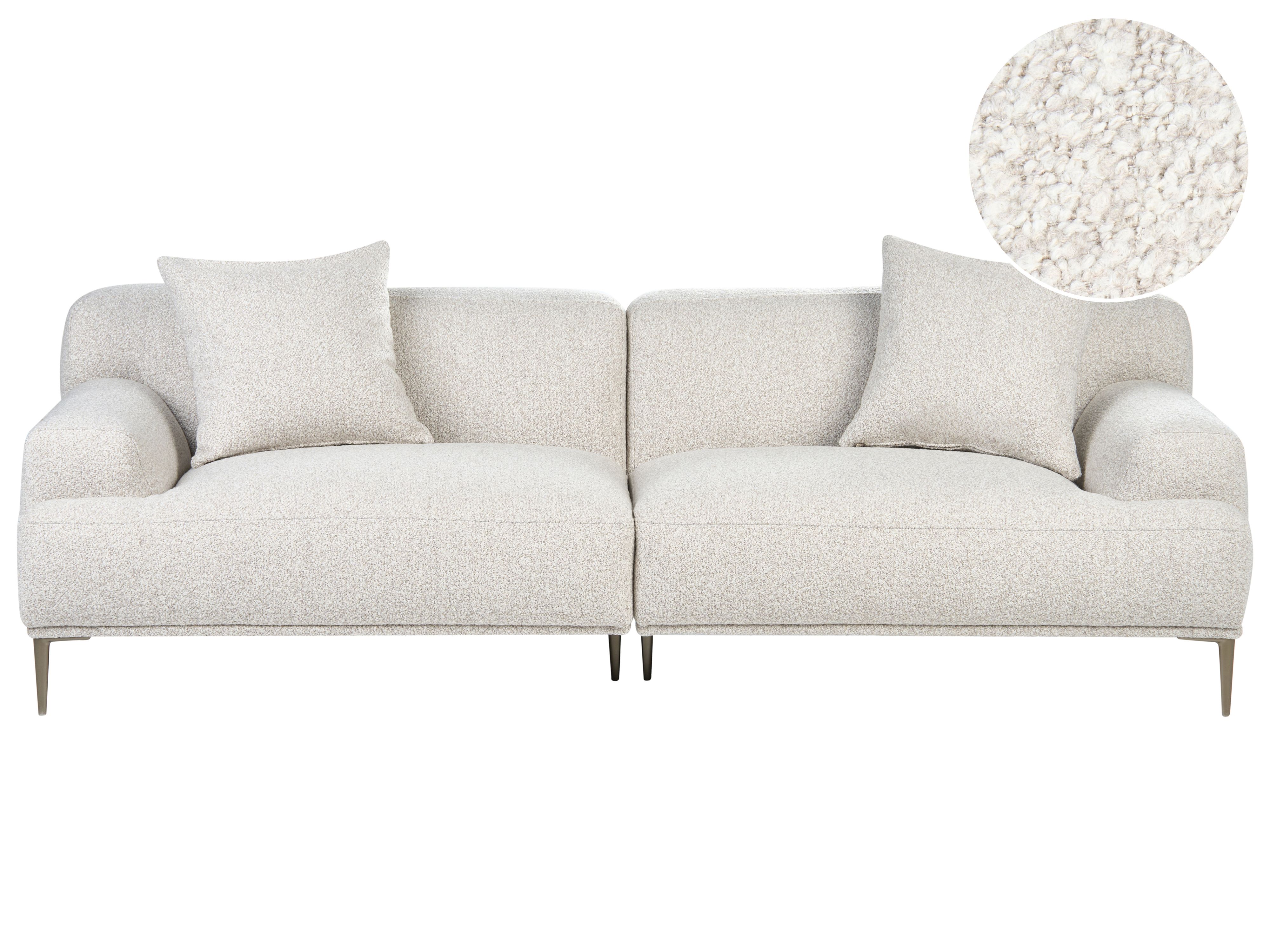 Sofa 3 Seater MATILA Boucle Off-White